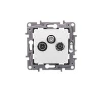 NILOE RTV SAT presa antenna terminale 10 dB bianco 764565
