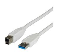 Nilox 1.8m USB 3.0 A - USB 3.0 B M/M Cavo USB 1,8 m 3.0 (3.1 Gen 1) USB A USB B Grigio