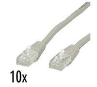 Nilox 3m Cat6e UTP Cavo di Rete U/UTP (UTP) Grigio