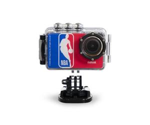 Nilox, Action Cam NBA, Action Camera WiFi con Risoluzione 4K/30 fps, Electronic Image Stabilization, Schermo Rotante LCD 2", Memoria 64GB, View Angle 170°, con Custodia Stagna Fino a 30 m, multicolore
