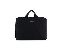 Nilox, Borsa Porta PC Imbottita, Custodia PC 15.6" con Manico e Tracolla, Realizzata in Materiale Resistente e Durevole, 100% poliestere, Colore Nero