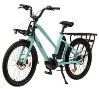 Nilox C2, Ebike Cargo Mid, Bici Elettrica Fino a 15 kg Anteriori e 50 kg Posteriori, Autonomia fino a 60 km, Motore BAFANG M400 250W, Batteria 13 Ah 468 Wh, Freni idraulici e cambio SHIMANO 7 velocità