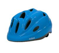 Nilox Casco Bambino NXHelmetKidBlue S/M 52-57 cm In-Mold 8 Prese Aria Luce LED 3 Intermittenze Blu