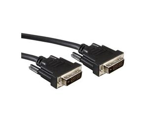 Nilox cavo DVI 3 m DVI-D Maschio Nero Nichel