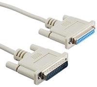 NILOX Cavo seriale con 1 connettore 25 poli D-Sub maschio e 1 connettore 25 poli D-Sub femmina 9 m