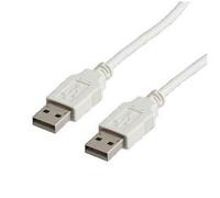 Nilox - Cavo USB 2.0 Tipo Maschio/Maschio, Colore : Bianco, 0.8 Metri