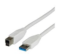 Nilox Cavo USB 3.0, Connettori Maschio/Maschio, 3 m, Grigio