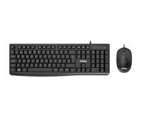 Nilox Combo di Teclado y Ratón con Cable QWERTY Español