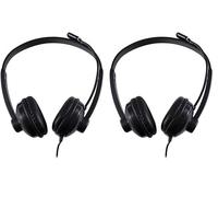 Nilox, Cuffia PC USB Multifunzione, Cuffie PC per la Scuola e l'Ufficio, con Presa USB e Comodi Padiglioni Avvolgenti per il Massimo Comfort, Dotate di Tasto Mute per Gestione del Volume