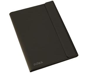 Nilox - Custodia slim universale per tablet da 9,7 a 10,5", nero
