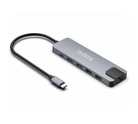 NILOX DOCK USB-C 8 IN 1 DUAL 4K NXDSUSBC08