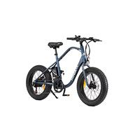Nilox, E-Bike J3 Plus, con Pedalata Assistita, Autonomia 70 km, Fino a 25 km/h, Brushless High Speed 250 W, Batteria al Litio 36 V 12.8 Ah, Ruote 20” Fat, Cambio 7 Marce, Freni a Disco