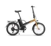 Nilox, Ebike J1 PRO, Bici Elettrica Pieghevole, Fino a 40 km di Autonomia, Fino a 25 Km/h, Motore da 36 V/250 W e Batteria 36 V-8 Ah, Gomme 20" x 2,1", Cambio a 6 Velocità