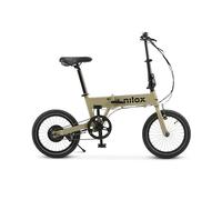 Nilox, Ebike J2, Bici Elettrica Pieghevole, Fino a 30 km di Autonomia, Fino a 25 Km/h, Motore da 36 V/250 W e Batteria 36 V-6 Ah, Gomme 16" x 2,1"