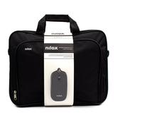 Nilox Essential 2 Kit Custodia per Laptop fino a 15,6" Nero + Mouse Ottico USB Nero