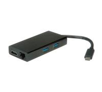 Nilox Hub USB 3.2 Gen 1 Type-C 4 porte 5000 Mbit/s Nero