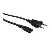 Nilox IEC C7 F - CEI 23 - 16/VII M, 1,8 m - Cavo (1,8 m, 1,8 m, connettore maschio/femmina, accoppiatore C7, CEE7/7, 250 V, colore: nero
