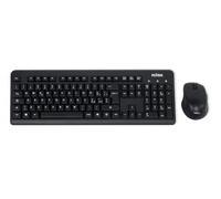 Nilox tastiera wireless e mouse ottico neri con layout italiano