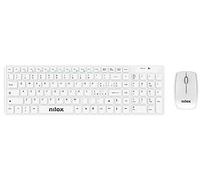 Nilox Nilox Kit Tastiera + Mouse Wireless 1.600 Dpi Bianco T_0194_107588 Informa