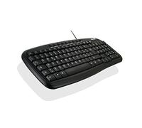 Nilox KT20 Tastiera Multimediale USB, Nero