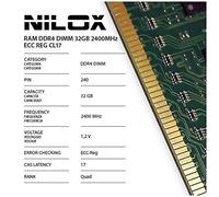 NILOX NXR322400M1C17 RAM DDR4 32GB 2400MHZ ECC REG