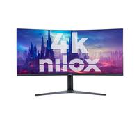 Nilox Monitor Gaming 34 , UltraWide, 4K, 144Hz, 2 HDMI, 2 DP, 1ms, Multimedia, Curvo Monitor Gaming 34 , UltraWide QHD, 144Hz, 2 HDMI, DP, 1ms,
