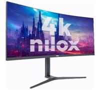 Nilox Monitor Gaming 34 , UltraWide, 4K, 144Hz, 2 HDMI, 2 DP, 1ms, Multimedia, Curvo Monitor Gaming 34 , UltraWide QHD, 144Hz, 2 HDMI, DP, 1ms,