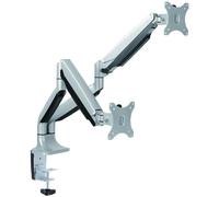 Nilox Morsa da Scrivania per TV e Monitor 2 Display Nero e Grigio 18 kg