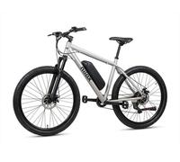 Bicicletta Elettrica mountain bike NILOX MB10, ruote da 27,5",velocità max 25 Km/h, motore 250W, autonomia fino a 35Km, batteria 10000mAh, platino
