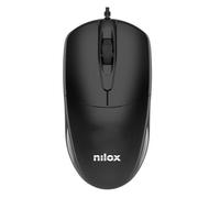 Nilox MOUSB1011 mouse Ufficio USB tipo A Ottico 1200 DPI