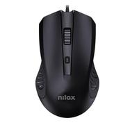 Nilox MOUSB1013 mouse Ufficio USB tipo A Ottico 2400 DPI