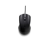 Nilox Mouse USB MOUSB1013 con cavo 1,5 m, 2400 DPI, 4 pulsanti, sensore ottico, Nero