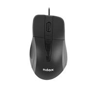 Nilox Mouse Ottico 1000 DPI Mano Destra Cavo Nero