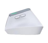 Nilox Mouse Verticale Ricaricabile Wireless Bianco con Sensore Ottico