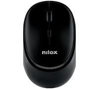 Nilox Mouse Wireless Nero Ottico Ergonomico 1600 DPI