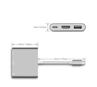 Nilox NLX-TC-HDMIUSBT - Mini Docking Station USB Type-C, ()