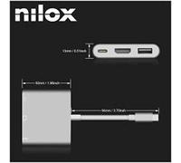 Nilox MINI HUB TYPE C MULTIPORT NLX-TC-HDMIUSBT
