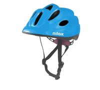 Nilox Casco Bambino NXHelmetKidBlue S/M 52-57 cm In-Mold 8 Prese Aria Luce LED 3 Intermittenze Blu