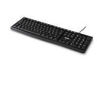 Nilox NXKBIT000013 Tastiera USB, Leggera e Compatta con Layout Italiano, Anti-usura, Cavo 1,5 metri, Tastiera Nera Compatibile con Windows, Linux e Mac