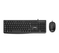 Nilox NXKME0012 tastiera Mouse incluso Universale USB QWERTY Spagnolo Nero