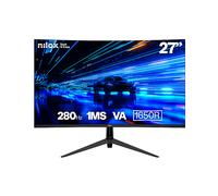 Monitor Nilox 27" Full HD 280Hz VA Curvo FreeSync G-Sync Speaker Nero