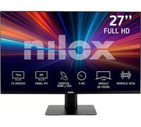 Nilox NXM27FHD11 Monitor Gaming FullHD 27 Pollici, Frequenza 75Hz, Tempo di Risposta 5ms, Ingressi HDMI e VGA, Monitor PC con Retroilluminazione LED e Angolo di Visione 178°