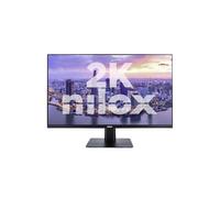 Nilox NXMM272K112 Monitor da Computer Frameless con Risoluzione 2K di 2560 * 1440, Altoparlante Integrato, Monitor Gaming con Tempo di Risposta 1 ms, Frequenza 100Hz e Porte HDMI-DP