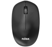 Nilox NXMOWI4011, Mouse Wireless Ottico con Sensore Ottico Alta Precisione 1000 DPI e 3 Pulsanti, Wireless Mouse con Distanza Operativa 10m, Compatibile con Windows/Linux/Mac, Nero