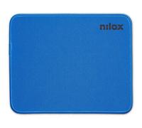 Nilox, Tappetino Mouse con Base Antiscivolo per Uso Stabile del Mouse, in Tessuto di Alta Qualità, Mouse pad Ideale per Gaming e Ufficio, Colore Blu