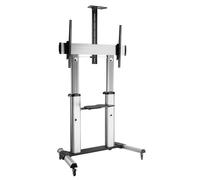 Nilox supporto TV parete 100" argento regolabile e inclinabile