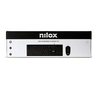 NILOX TASTIERA E MOUSE USB NXKMIT0011 (LAYOUT ITALIANO) NERO