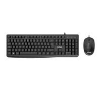 Nilox tastiera USB QWERTY Spagnolo Nero con mouse incluso