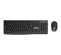 Nilox Tastiera Wireless CT20 con Mouse Ottico Nero