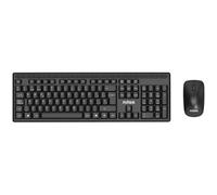 Nilox Tastiera Wireless e Mouse Nero con Layout Italiano